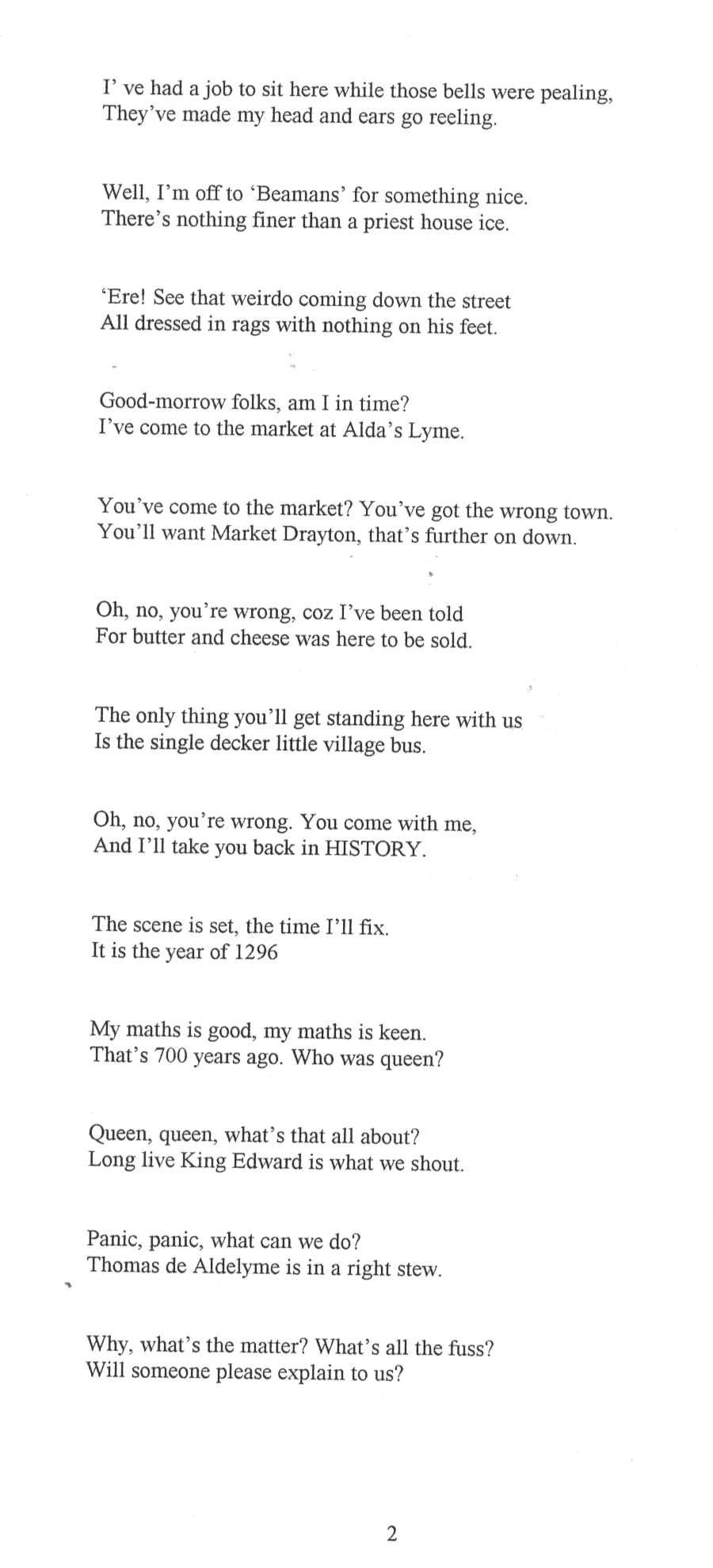 Script For 700 Charter Pageant By Nancy May - Part 2