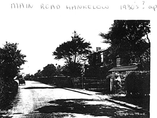 Main Road Hankelow C. 1920/1930