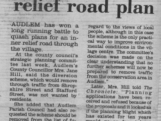 Proposed Relief Road Quashed 1981