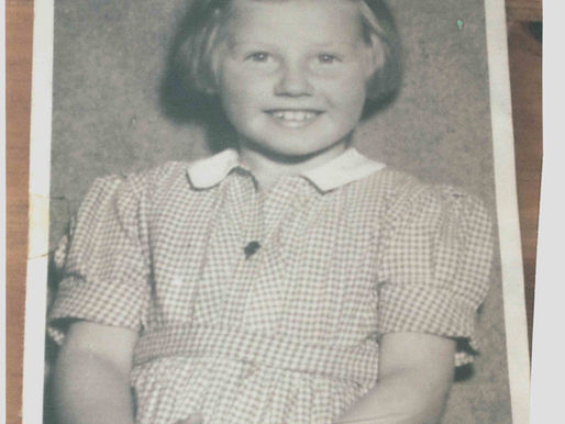 Audlem Schoolgirl In Uniform 1954
