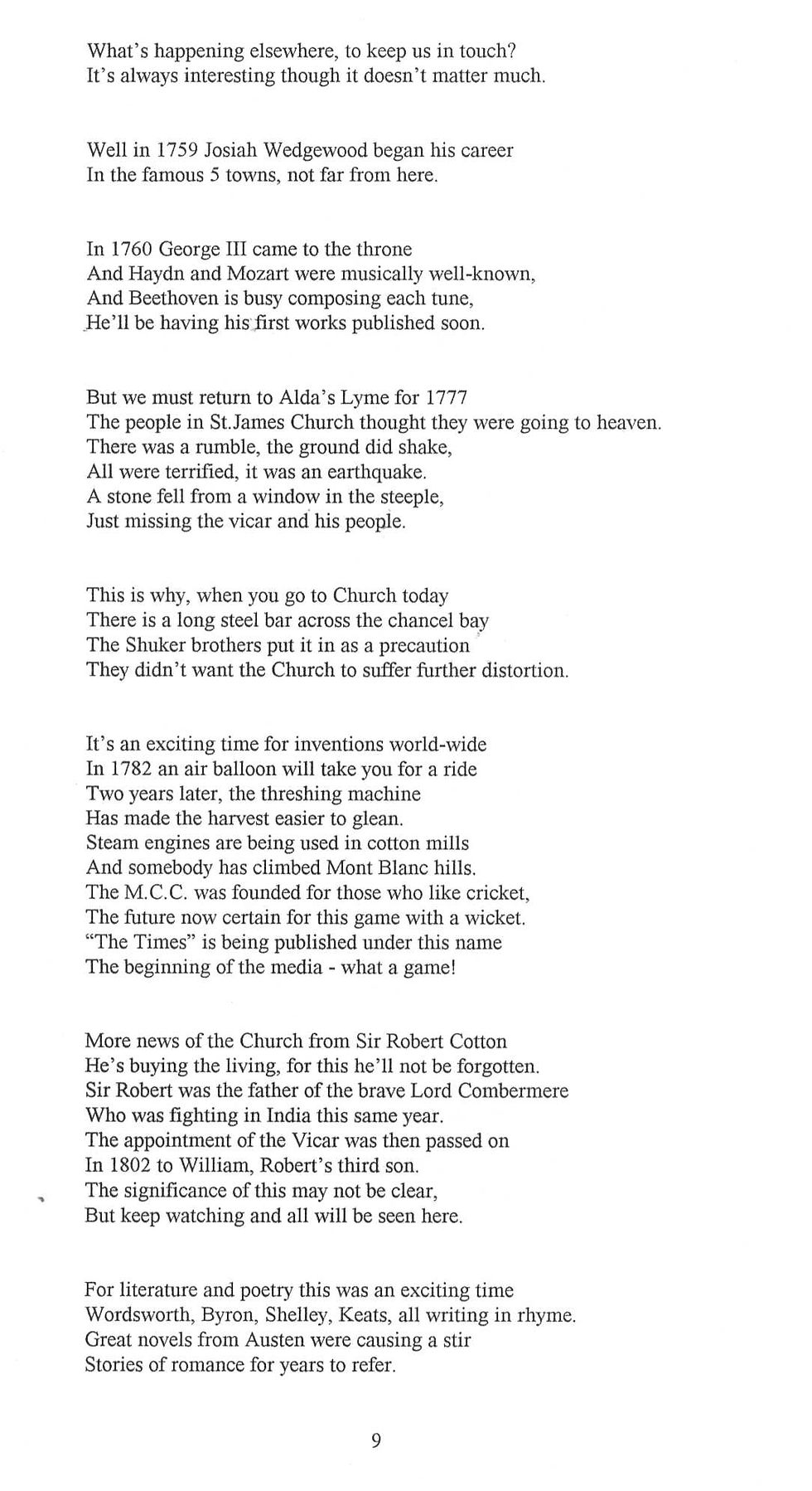Script For 700 Charter Pageant By Nancy May - Part 9
