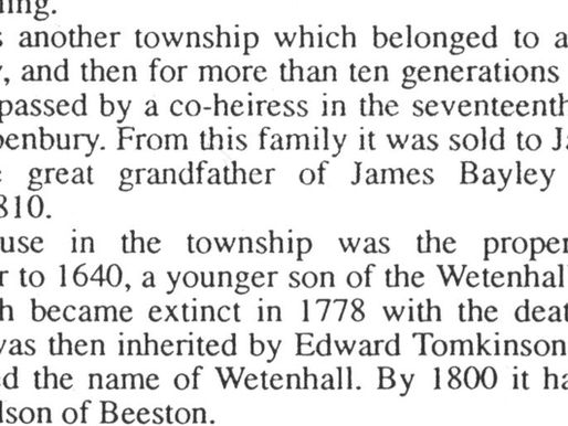 Owners Of Hankelow