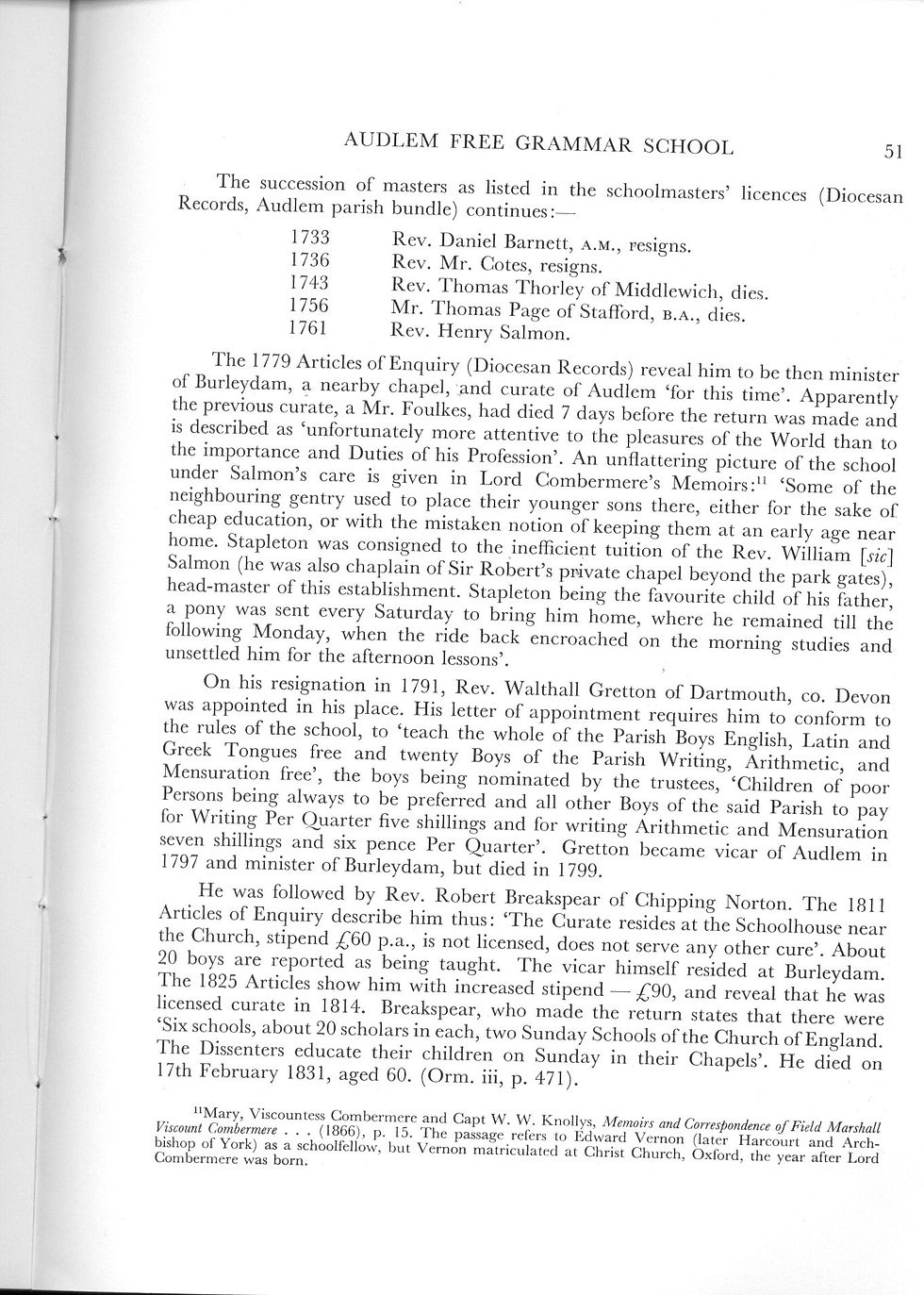 Article On Grammar School By B. Redwood 1964 - P22