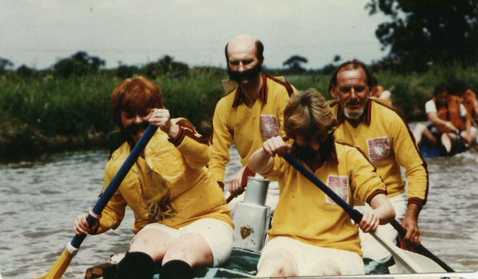 Raft Race Photos 1988 And 1989 - Cox Bank Raft