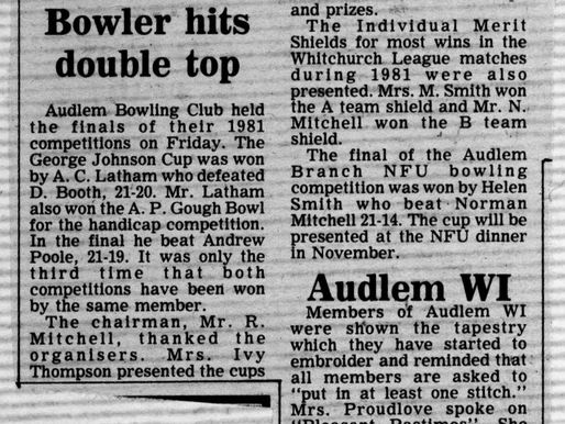 Bowling Club Finals1981