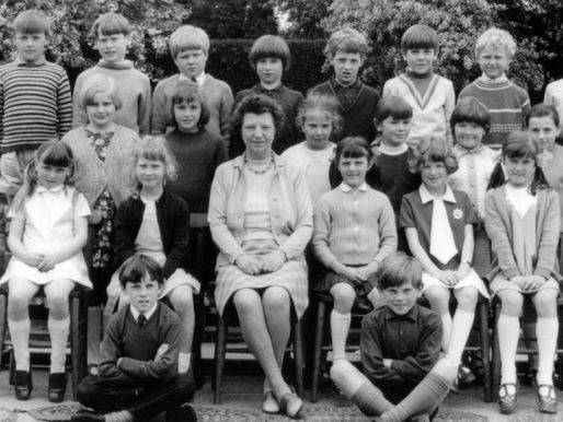 Audlem Junior School 1968, With Mrs Owen