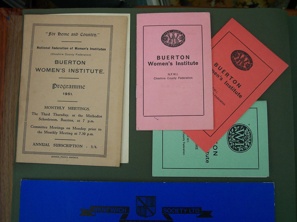 Buerton Womens Institute Exhibition And Scrapbook - Part 1