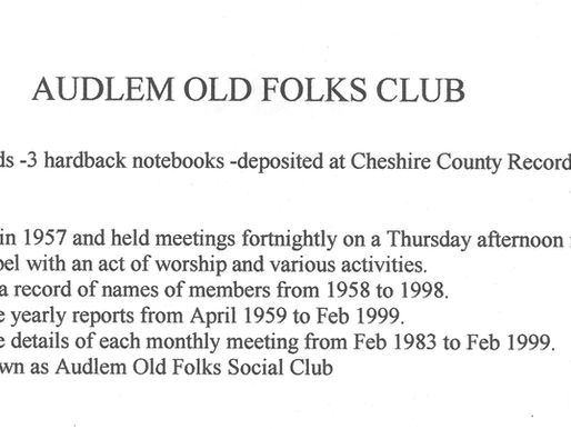 Audlem Old Folks Club