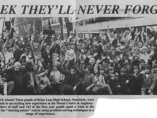 Coach Trip Of Brine Leas Pupils To Menai 1984