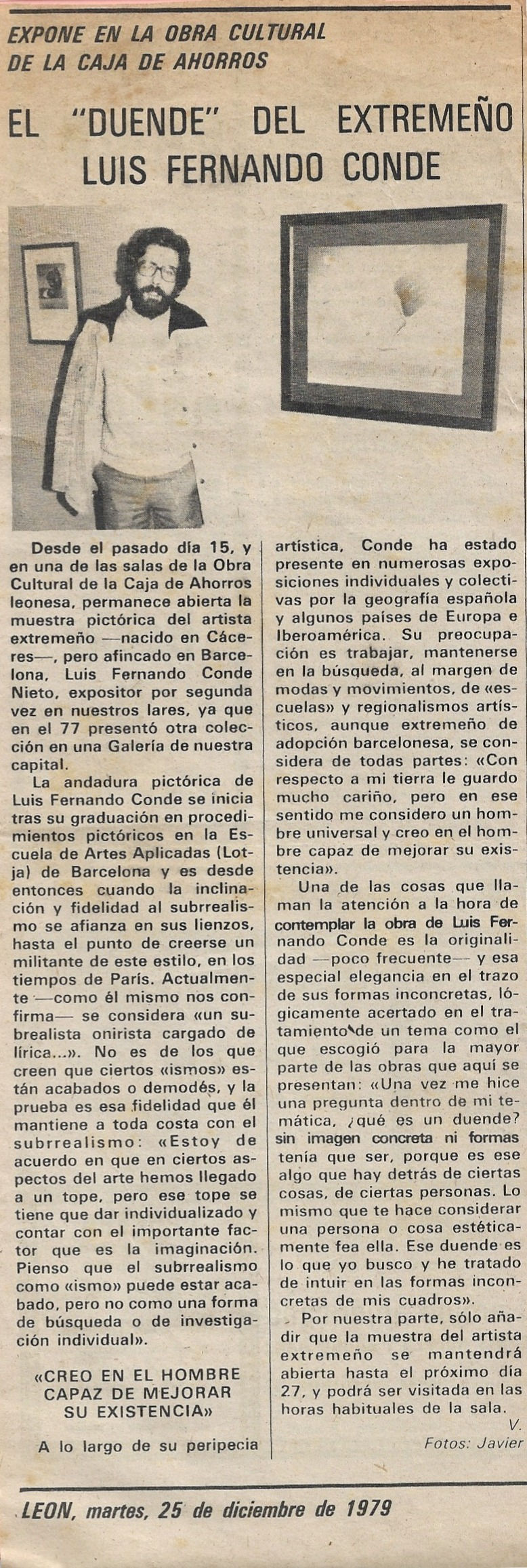 DIARIO DE LEON 25/12/1979