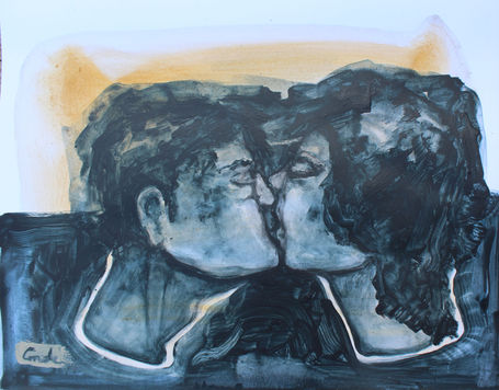 146_Técnica mixta sobre cartolina_51x65_Besos.jpg