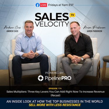  Episode 114 | Sales Multipliers:Three Key Levers You Can Add Right Now To Increase Revenue (Recast)