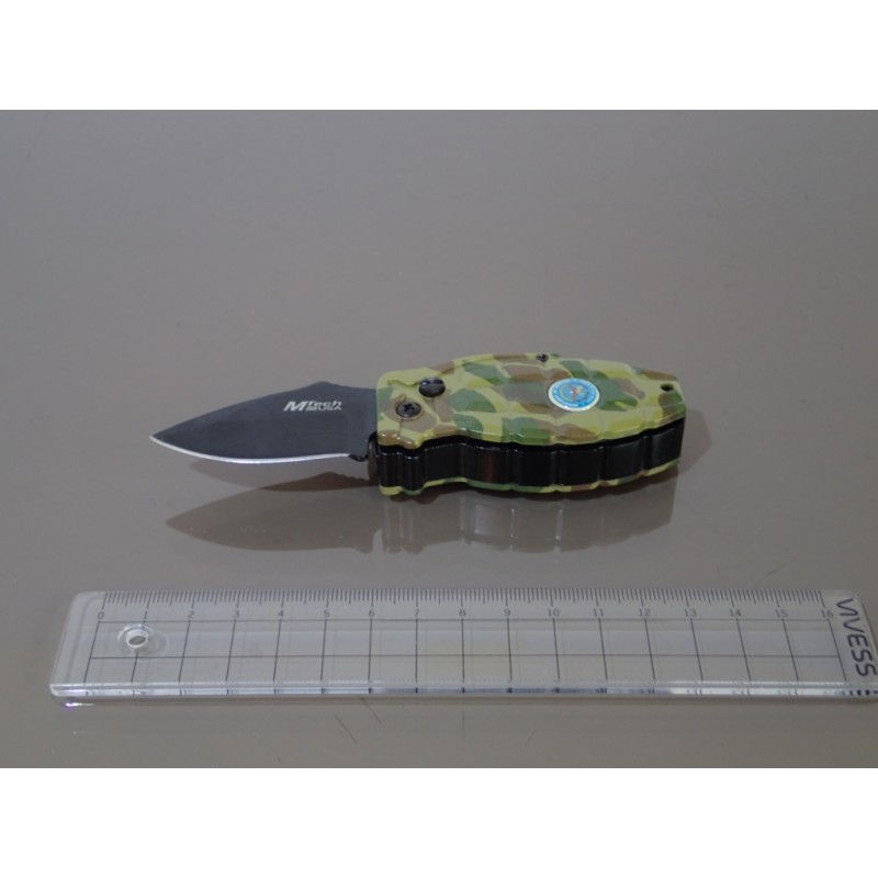 Miniaturbild: SM4 Einhandmesser - Taschenmesser mit Feuerzeug - 12,5cm