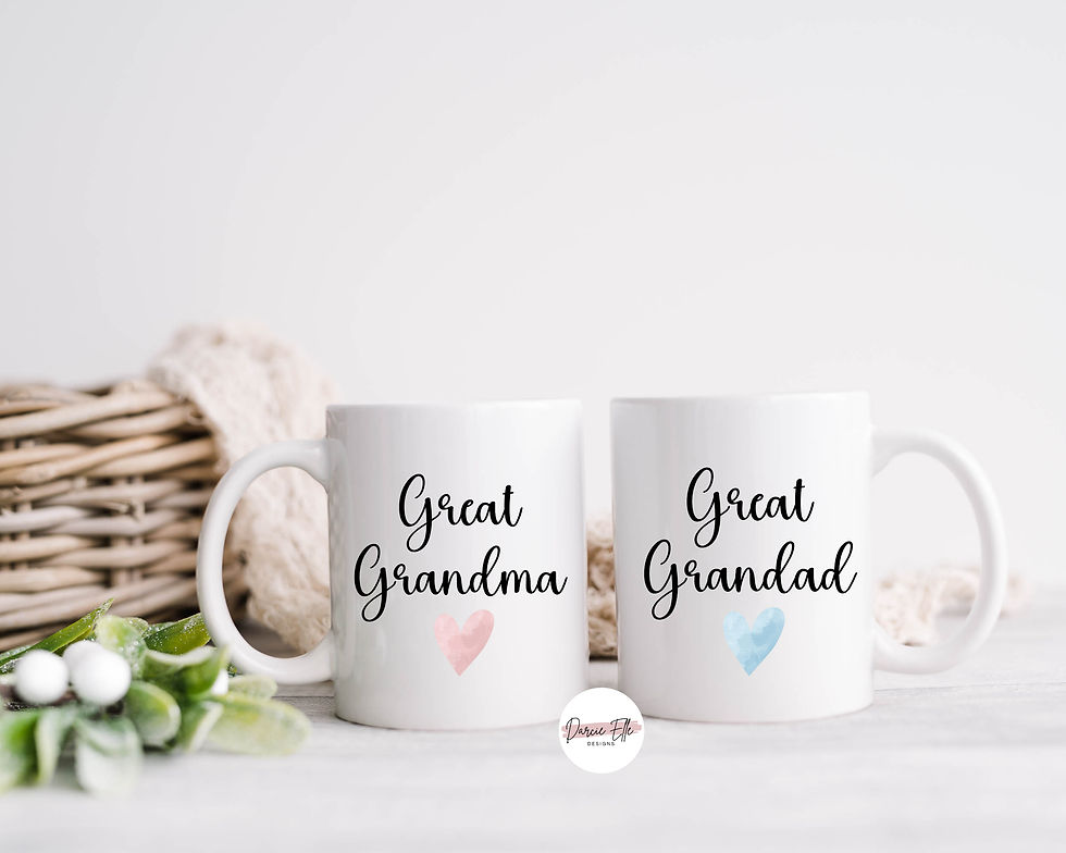 Set of Great Grandparent Mugs