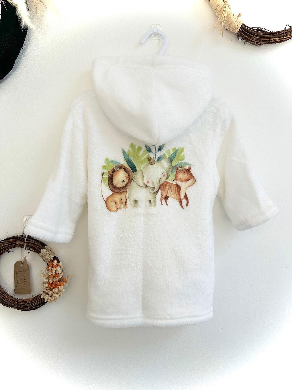 Safari Animal Personalised Dressing Gown
