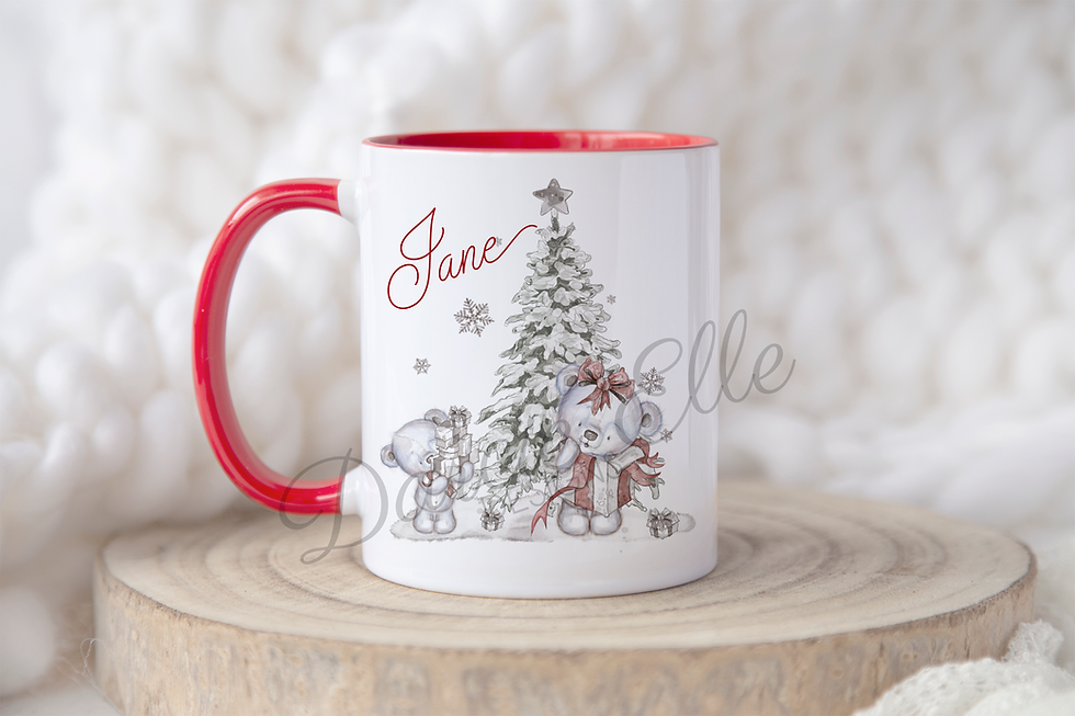 Polar Bear Boxes Christmas Mug