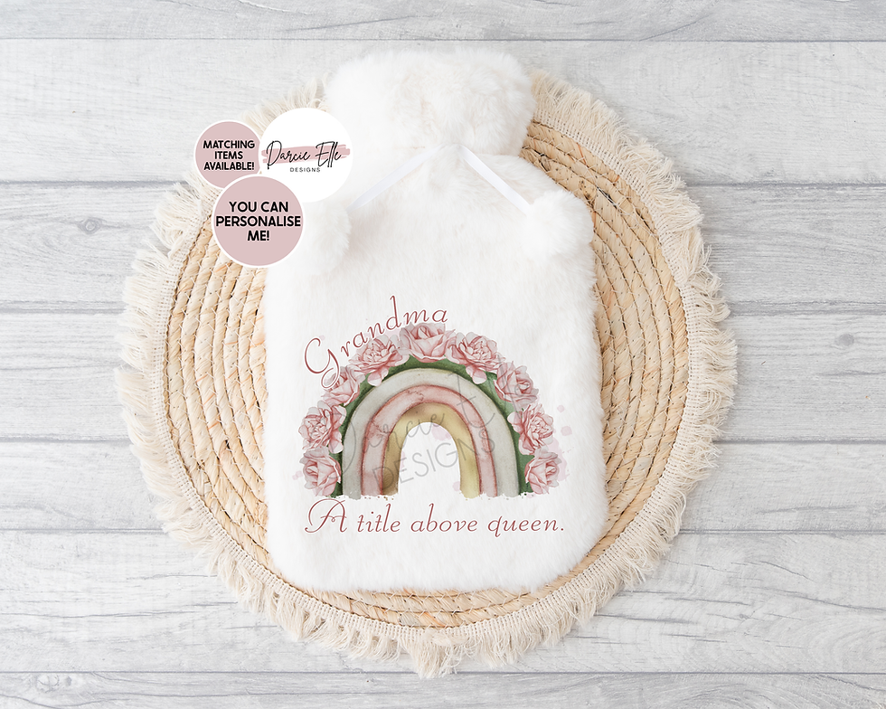 Khaki Rose Hot Water Bottle