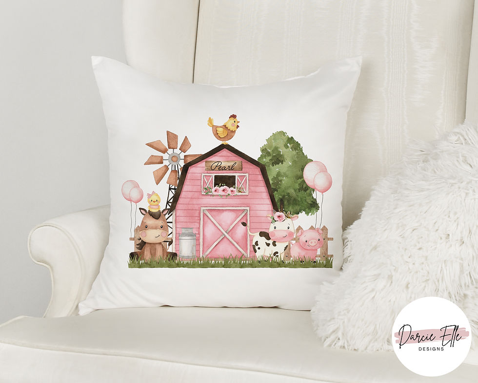 Farm Yard Cushion