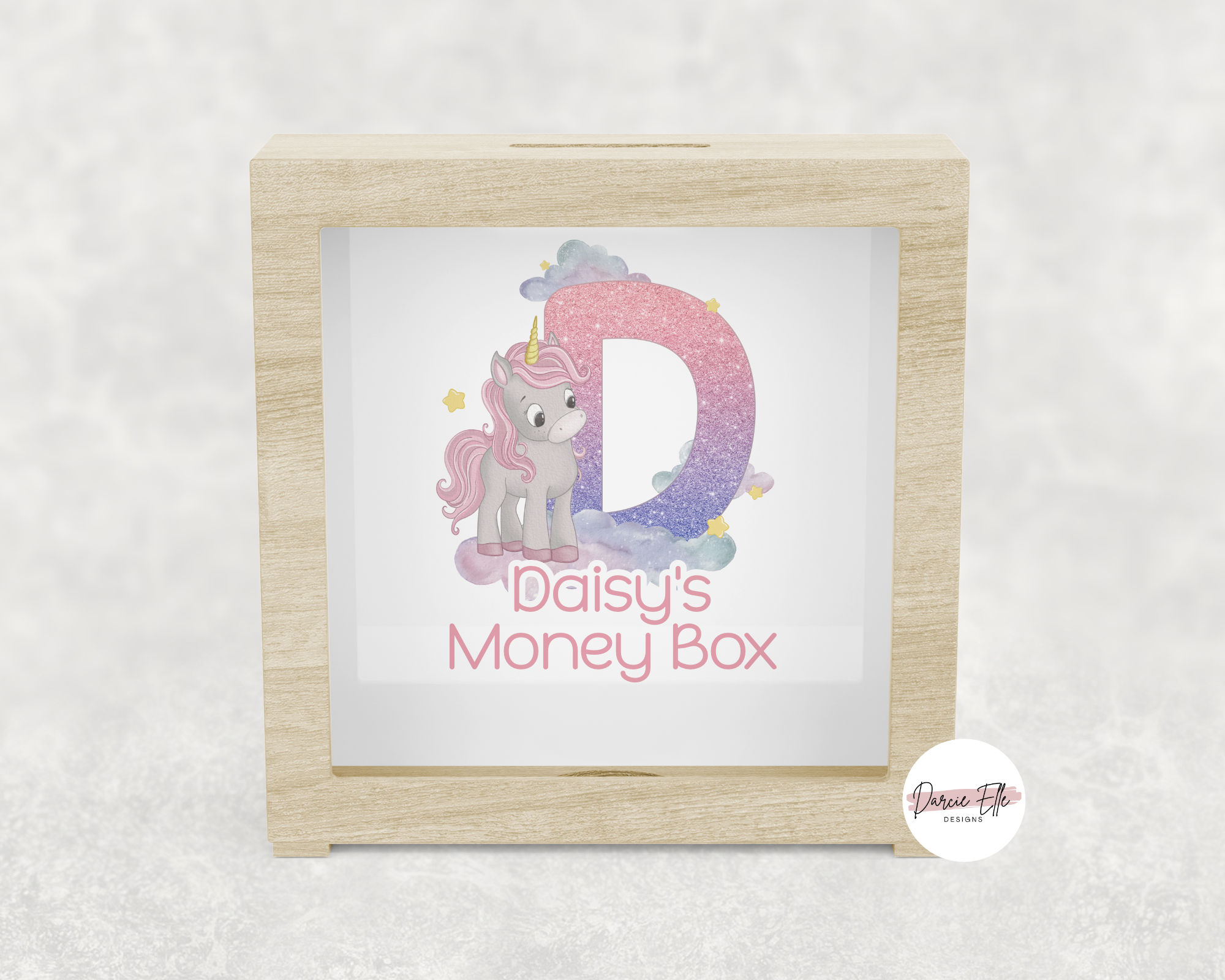 Pink Unicorn Money Box