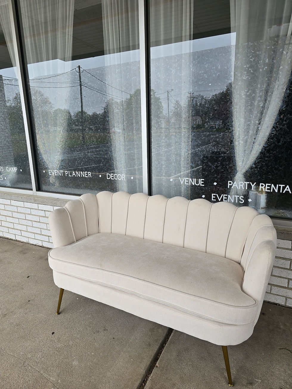 Thumbnail: Off-white Loveseat Sofa