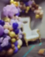 Thumbnail: Gold Throne Chair