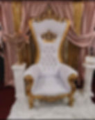 Thumbnail: Gold Throne Chair