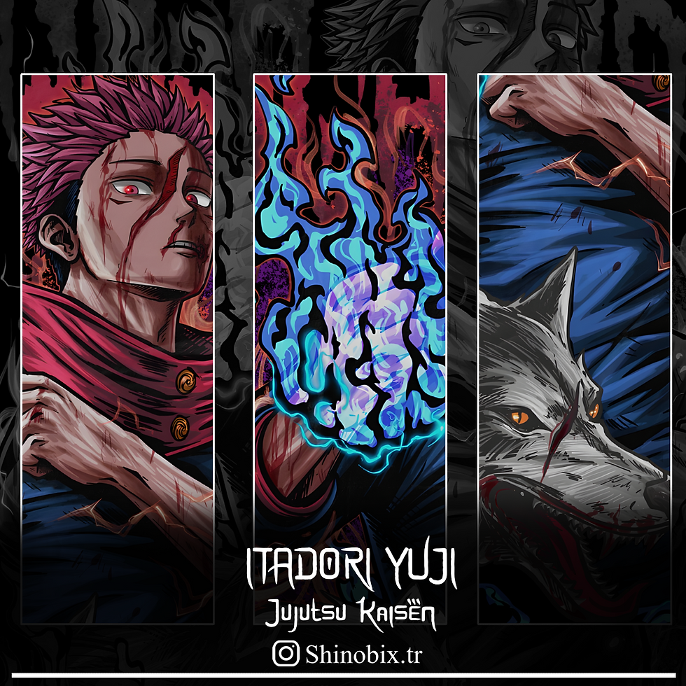 Küçük resim: Jujutsu Kaisen İtadori Yuji Nightmare Oversize T-Shirt