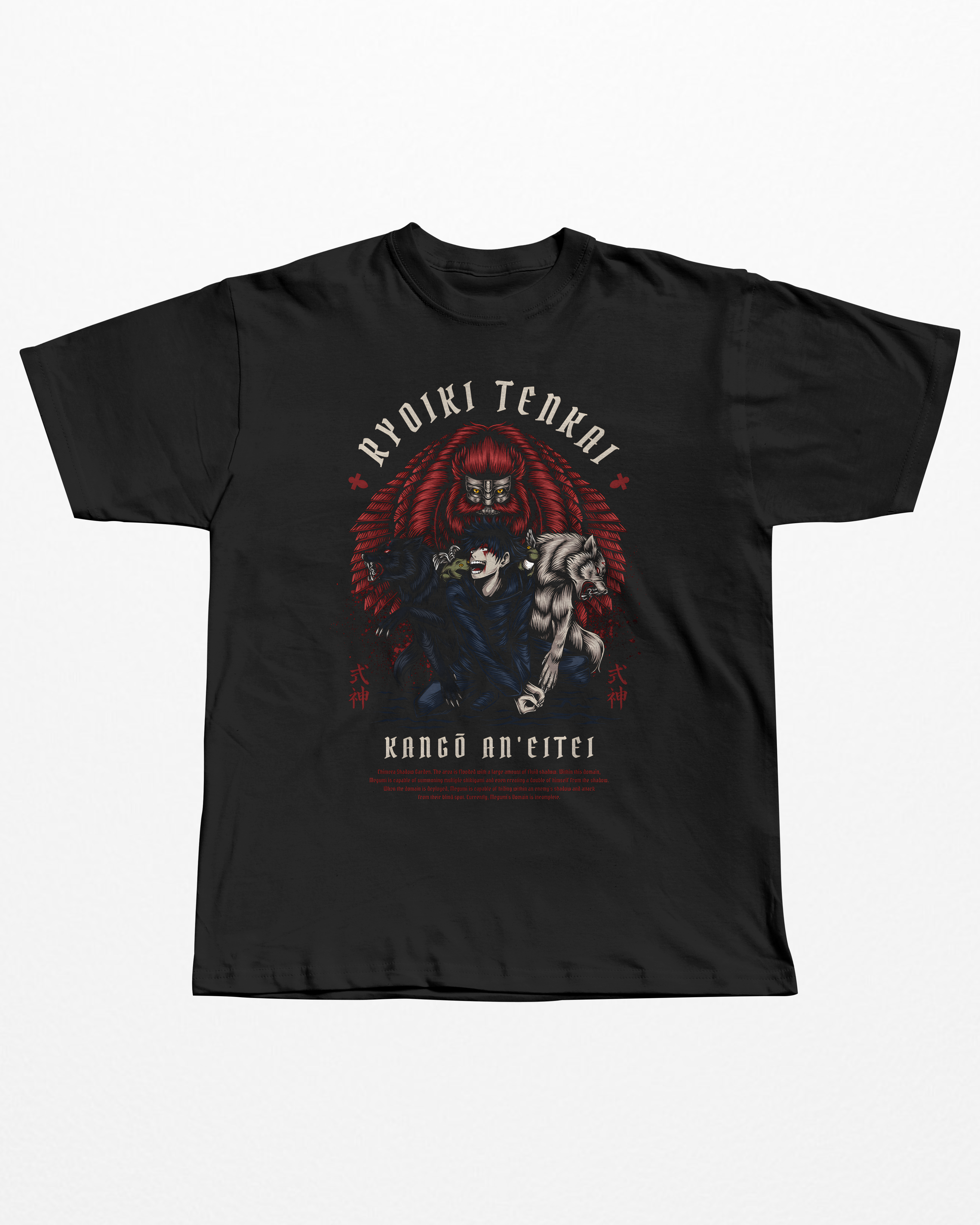 Jujutsu Kaisen Megumi Ten Shadows Oversize T-Shirt