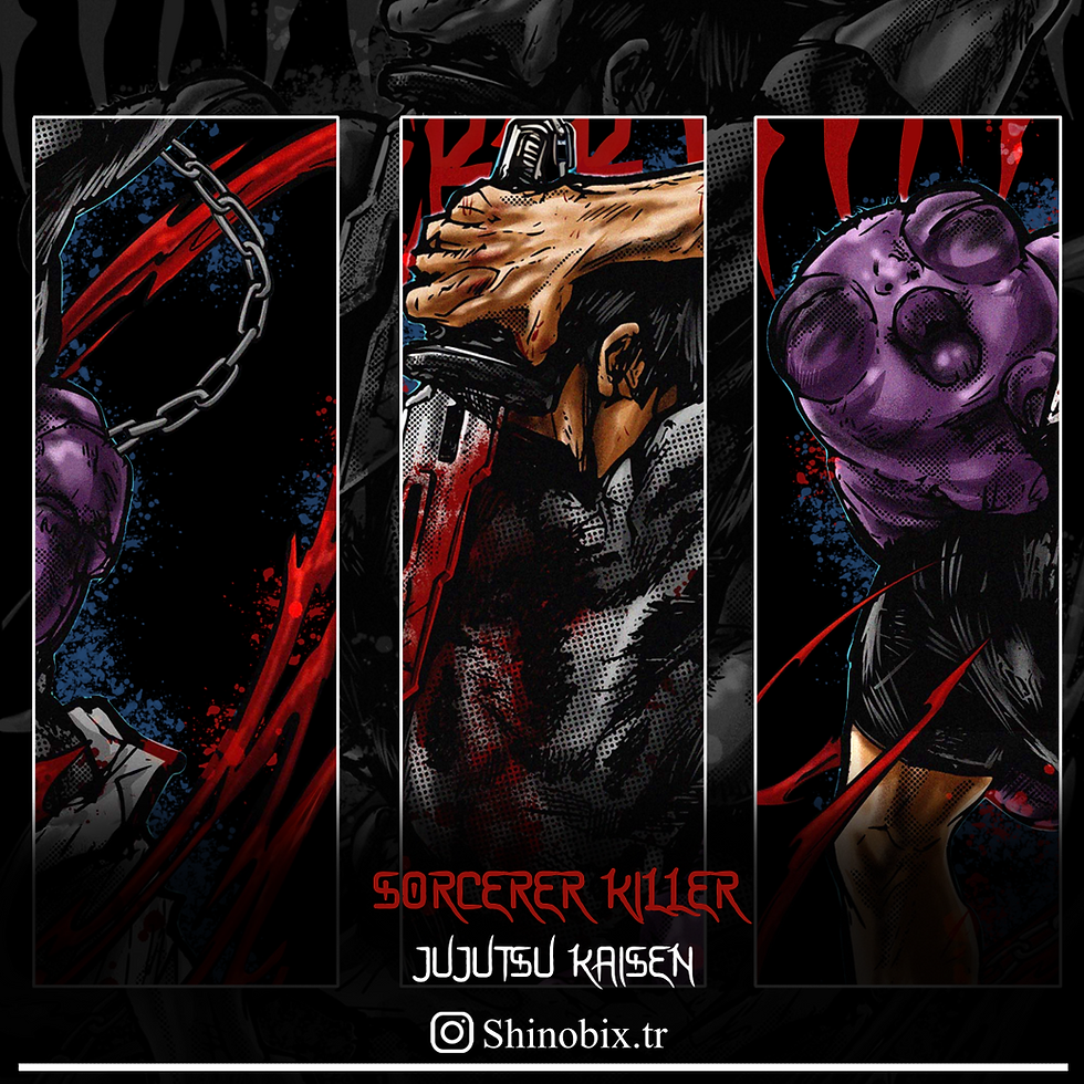 Küçük resim: Jujutsu Kaisen Toji Fushiguro Sorcerer Killer Oversize Kapşonlu Hoodie