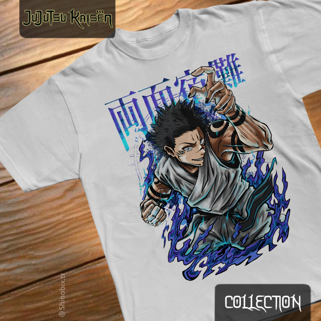 Jujutsu Kaisen Sukuna x Megumi Oversize T-Shirt