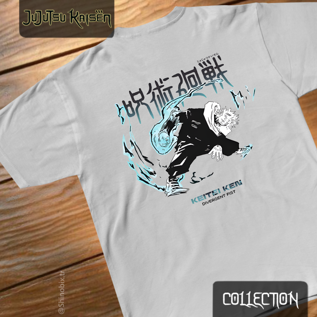 Jujutsu Kaisen Yuji İtadori Divergent Fist Oversize T-Shirt
