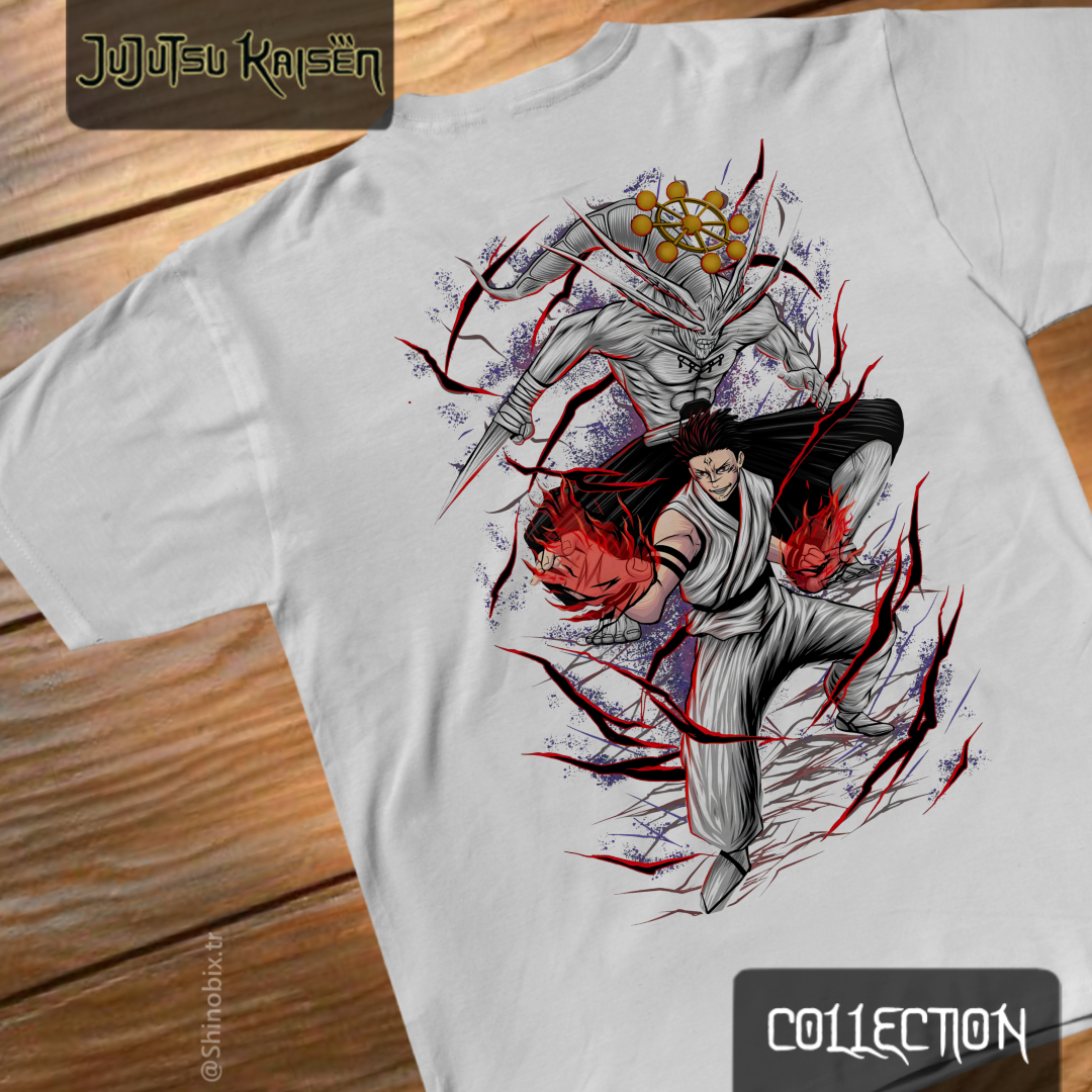Jujutsu Kaisen Mahoraga X Sukuna Oversize T-Shirt