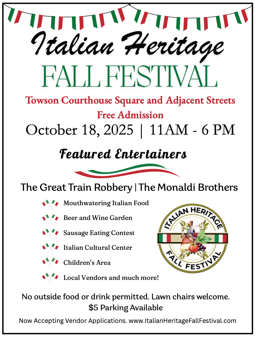 Italian Heritage Fall Festival!