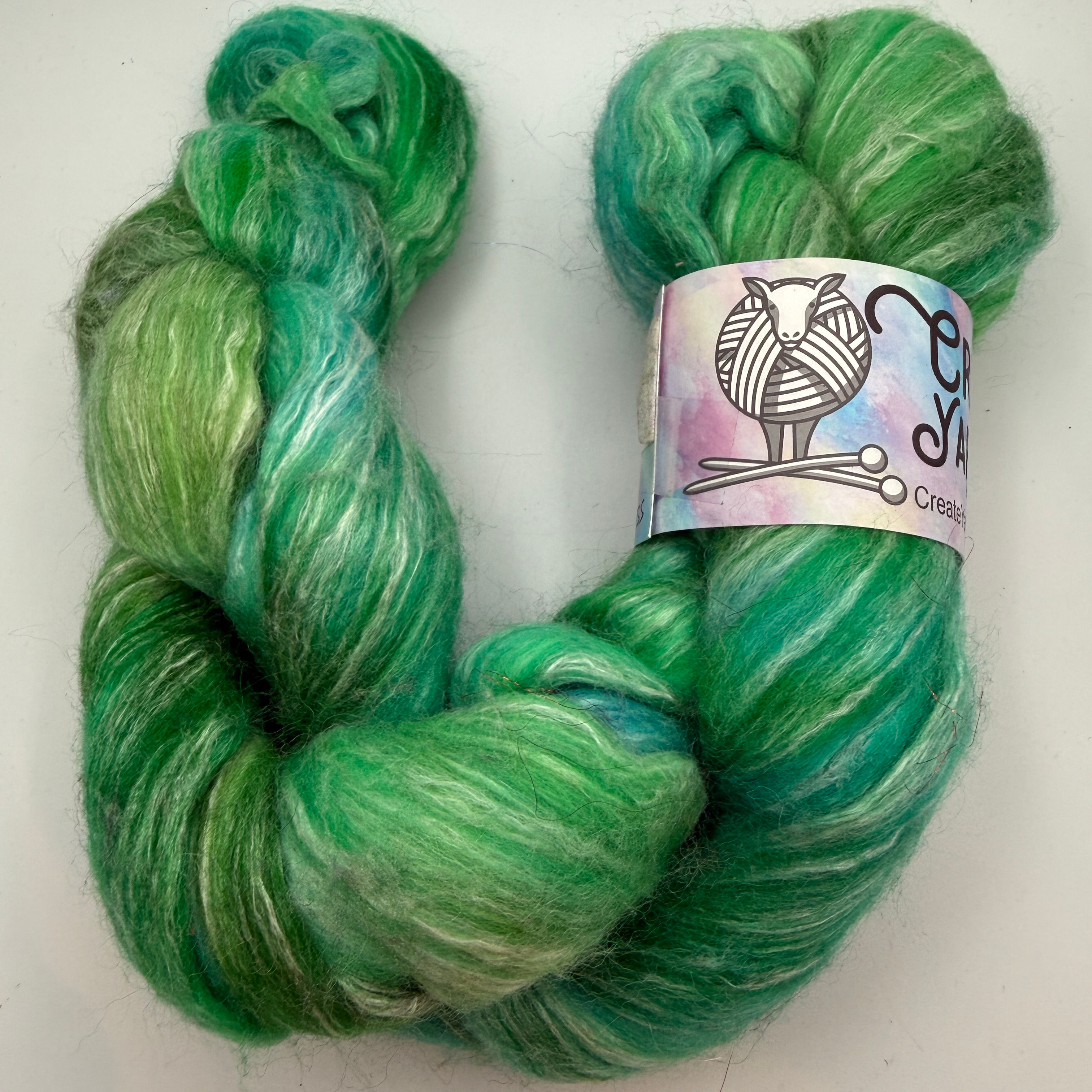 Create Yarnworks Merino/Milk Fiber Blend "Sea Glass"