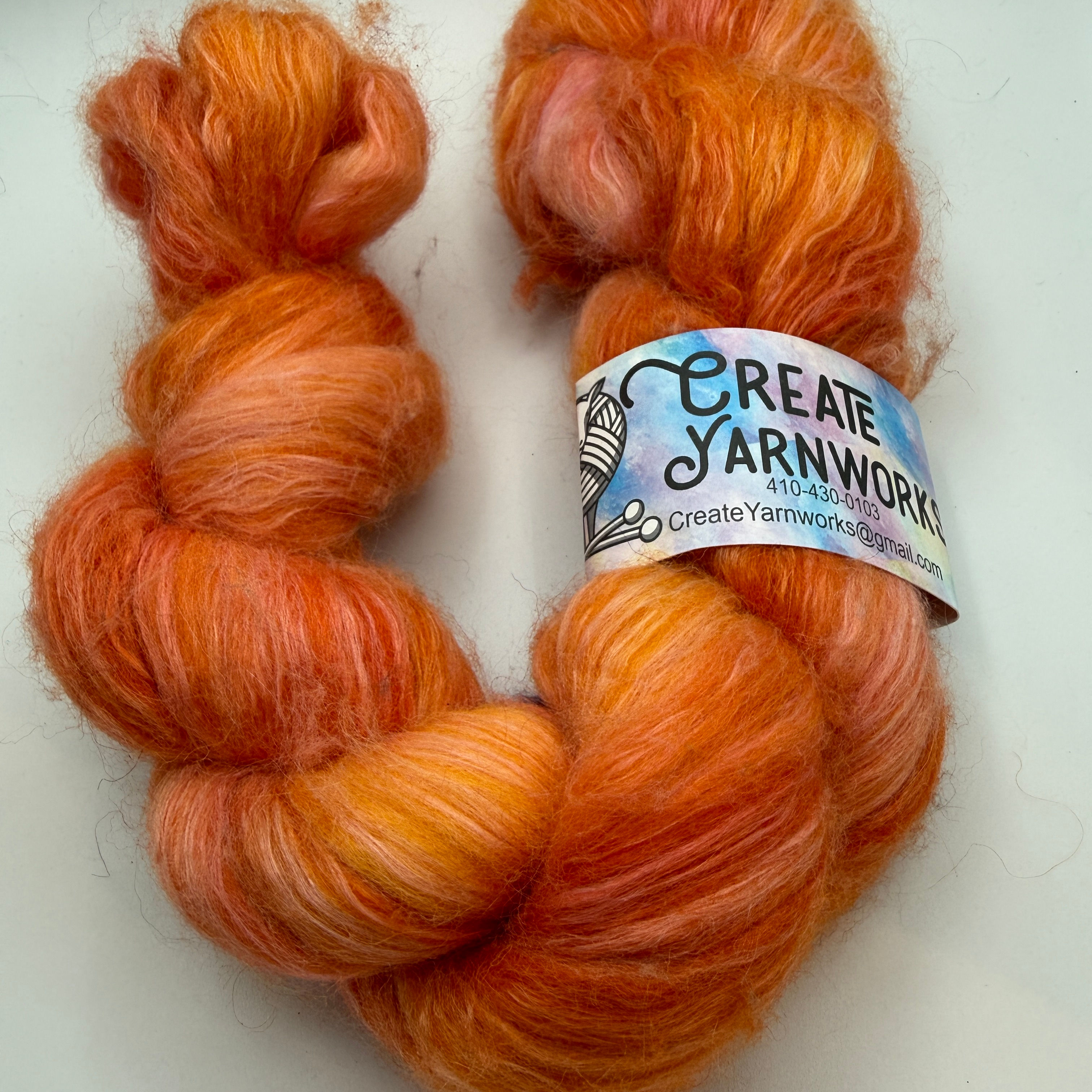Create Yarnworks Whitefaced Woodland Blend "Broken Peach"