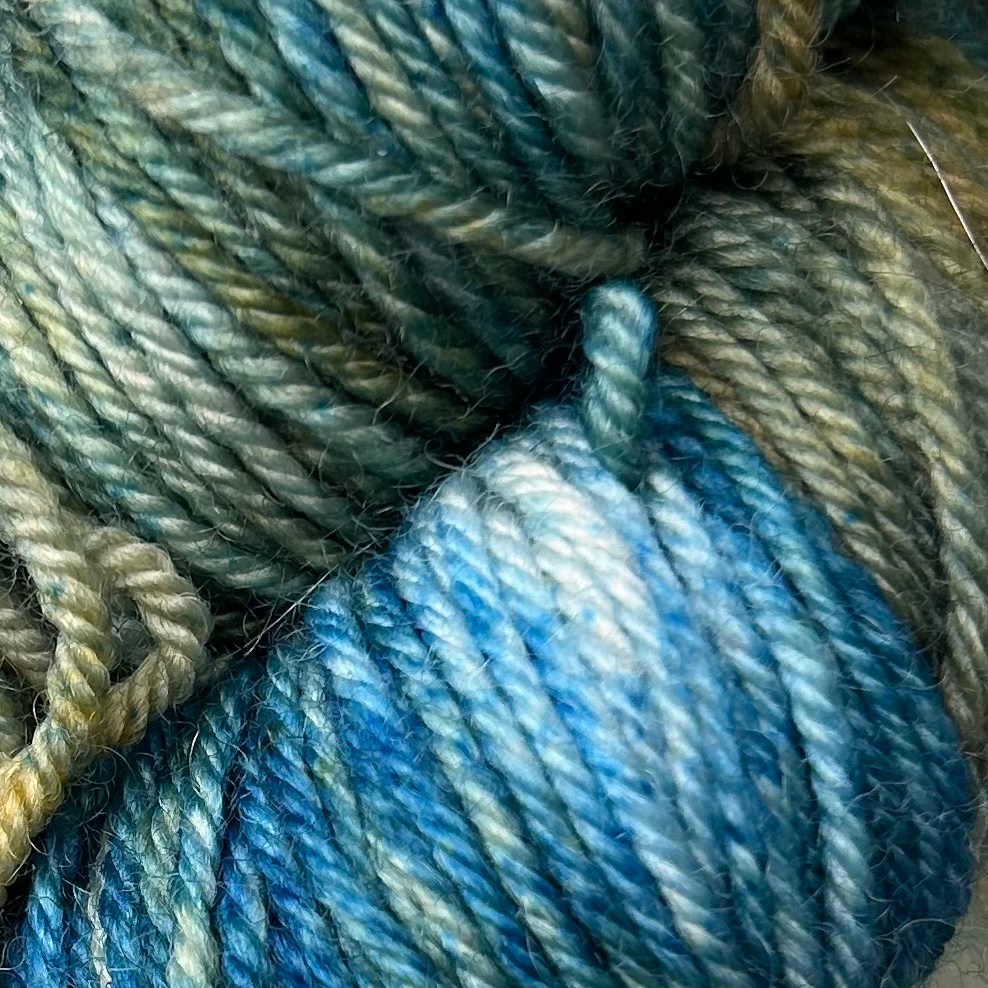 Zen Fiber Arts BFL DK "Blue Dragon"