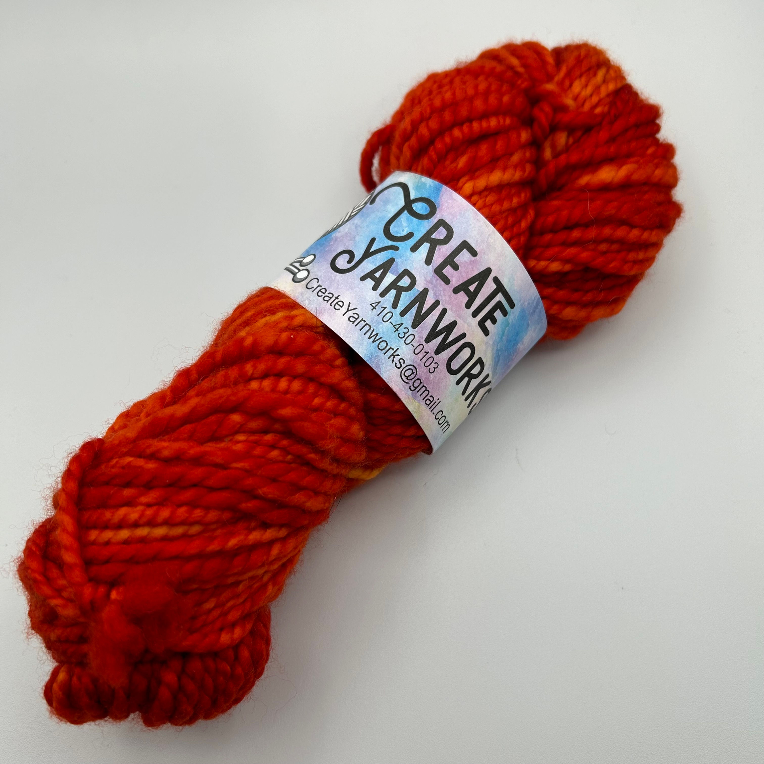 Create Yarnworks Merino Bulky "Pumpkin"