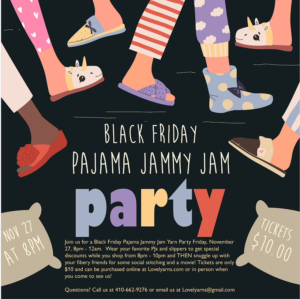Black Friday Pajama Jammy Jam!