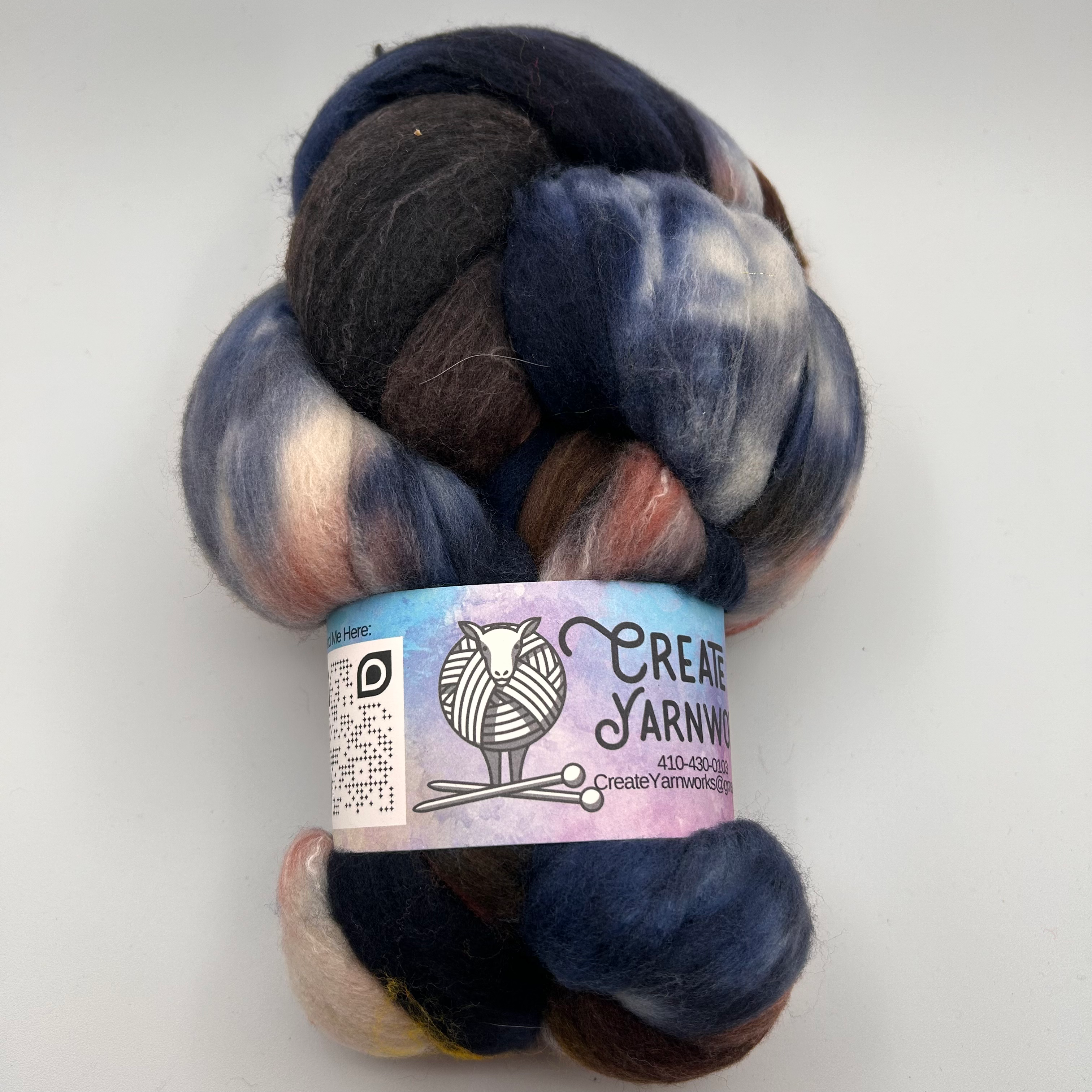 Create Yarnworks Rambouillet/Mulberry Silk "I Wanna be a Cowboy"