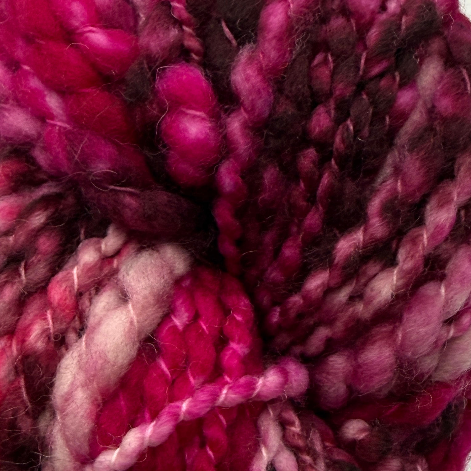 Create Yarnworks Thick & Thin  "Raspberry Wine"