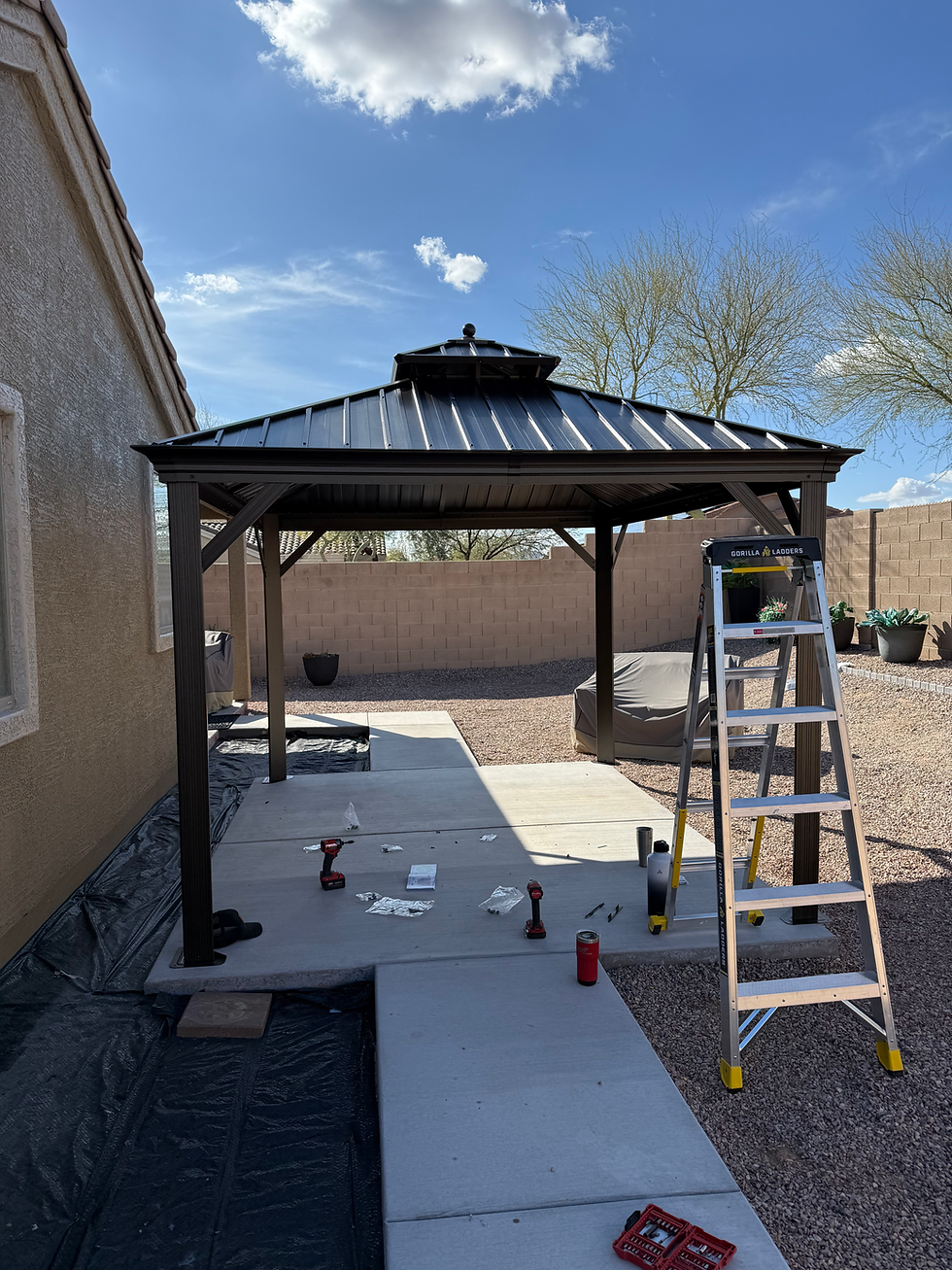 If your structure is not square, roof panels will not line up!