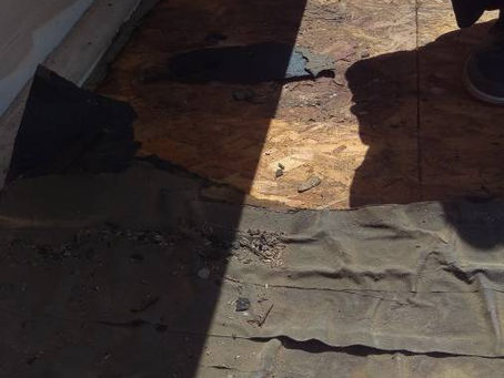 flashing failure roof leak