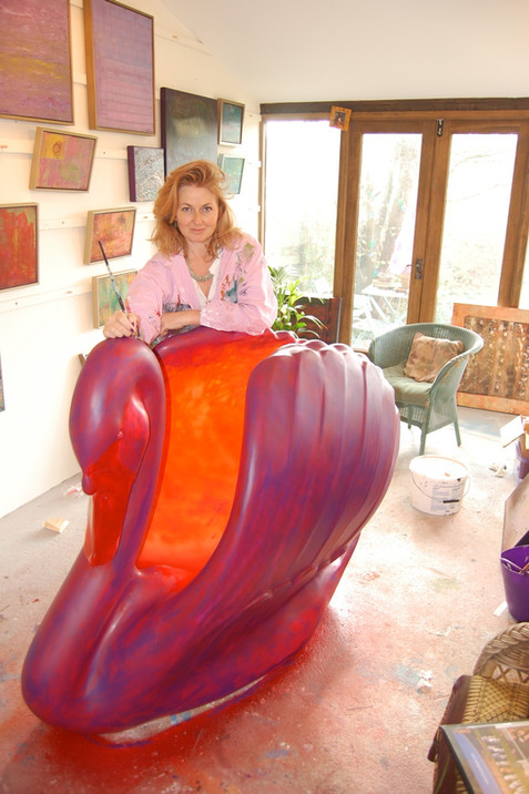 Emma Rose painting swan.jpeg