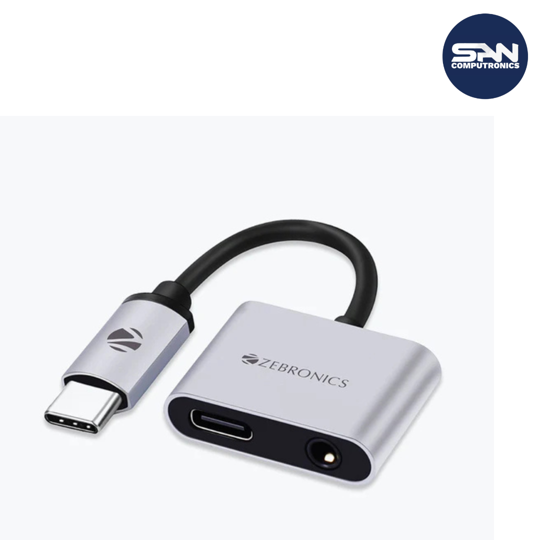 ZEBRONICS TA150H Type C to HDMI Converter, HDMI 4K, 15cm Cable, Compatible with MacBook | Samsung DeX | Windows Laptop, Elega