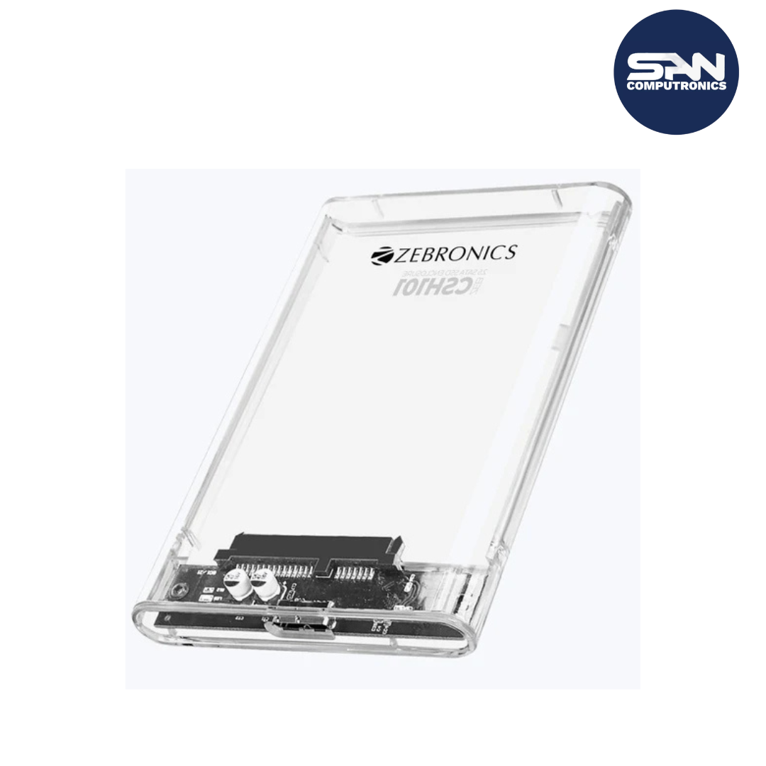 ZEBRONICS (Zeb- CSH101) 4 inch SSD Enclosure (For 2.5 SSD/HDD