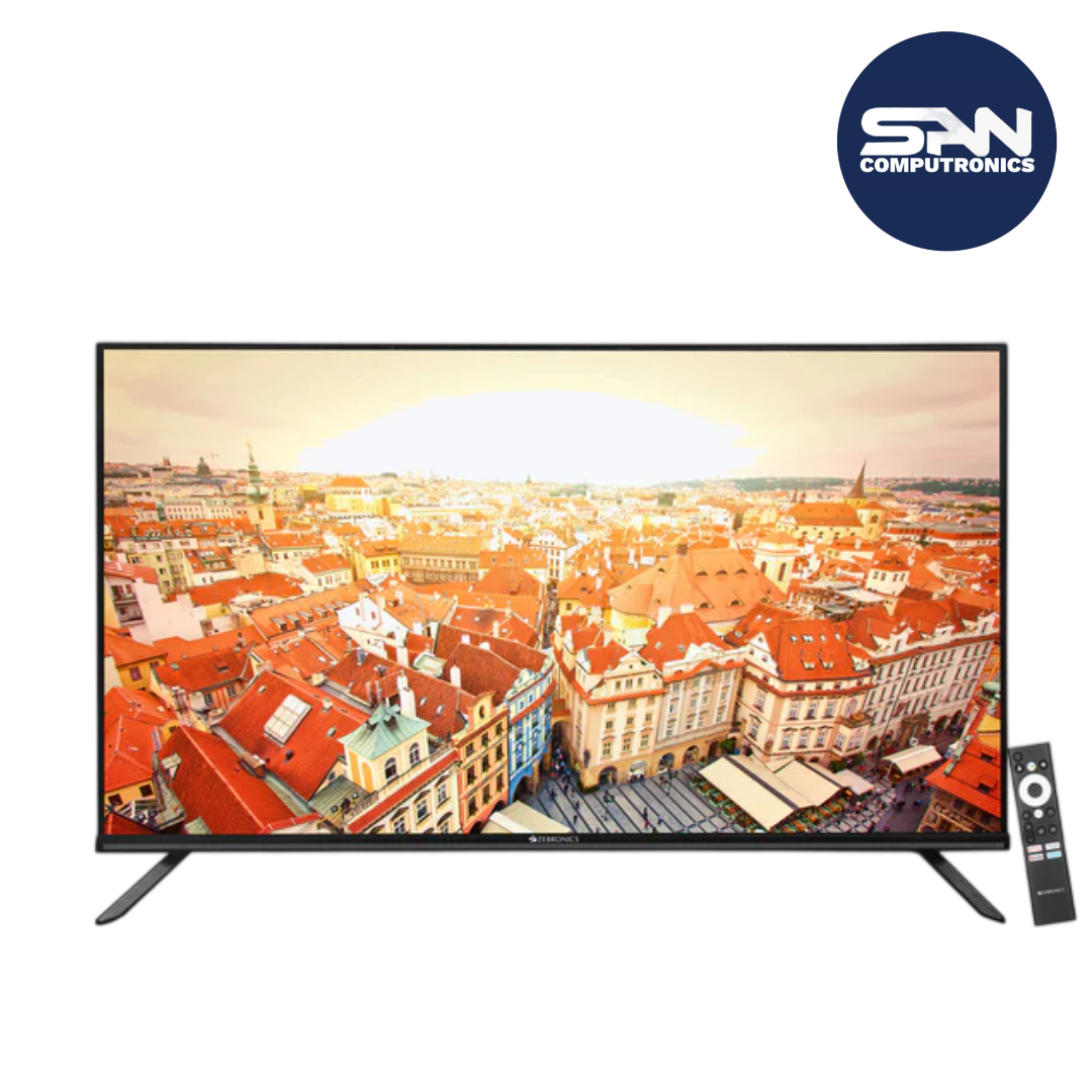 Zebronics-43G1 Smart LED TV 109cms(1920x1080) FHD Display,20W Speakers,Built-in Wi-Fi & BT, Remote with Voice Assistant,Multi