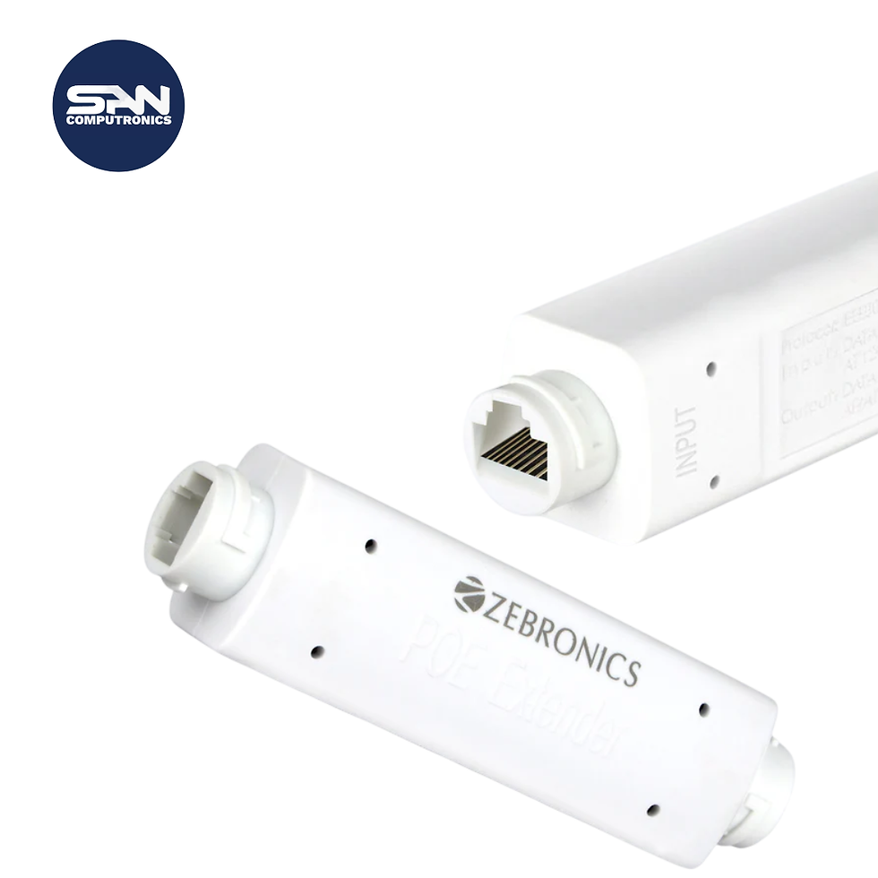 Thumbnail: 1 in 1 Out PoE Extender, 1 Port Ethernet Repeater with 30W Power for POE Switch/Injector