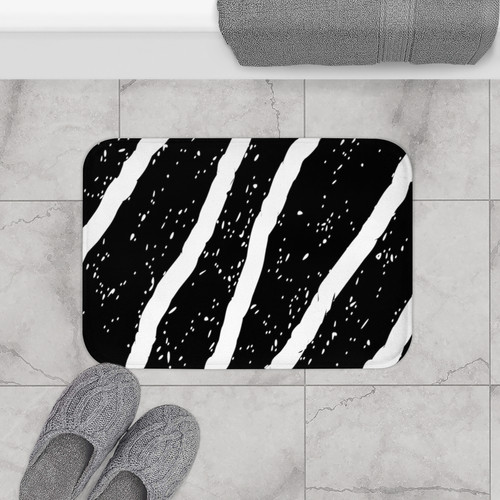 Zigzag pattern Bath Mat | Sask Design