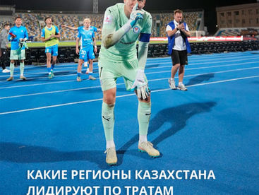 Какие регионы Казахстана лидируют по тратам бюджетных денег на футбол
