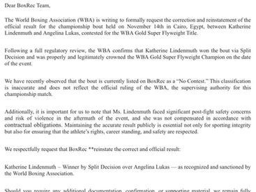 Популярную казахстанскую боксершу Ангелину Лукас снова признали проигравшей?